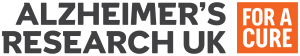Charity logo representing Alzheimer's Research UK