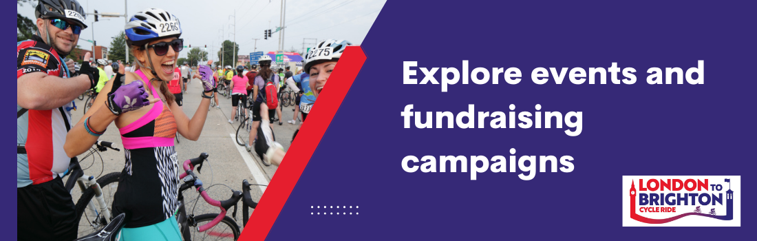 Explore events and fundraising campaigns