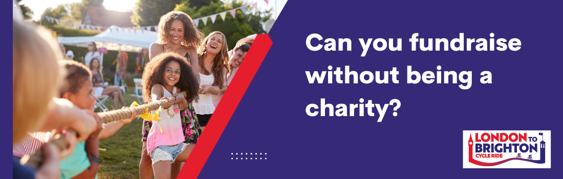 Can you fundraise without being a charity