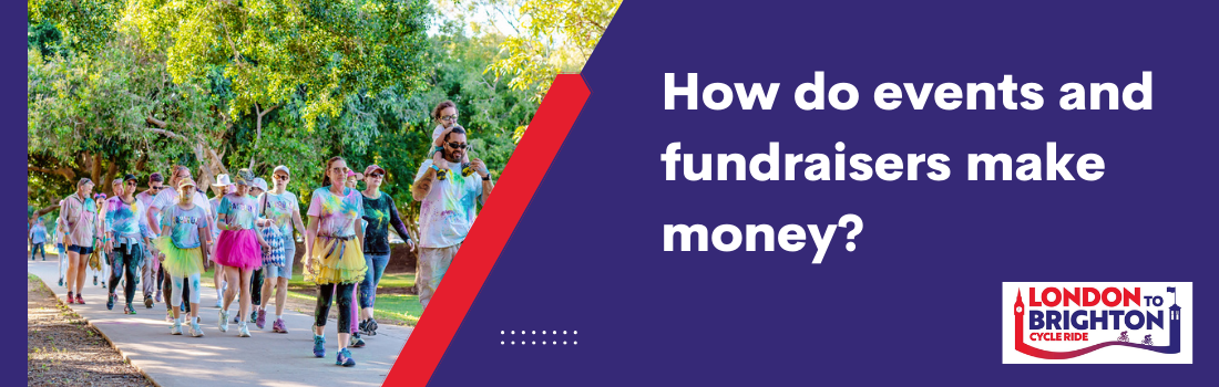 How do events and fundraisers make money?