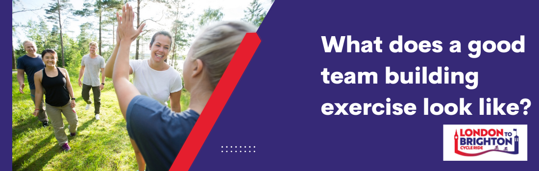 What does a good team building exercise look like?